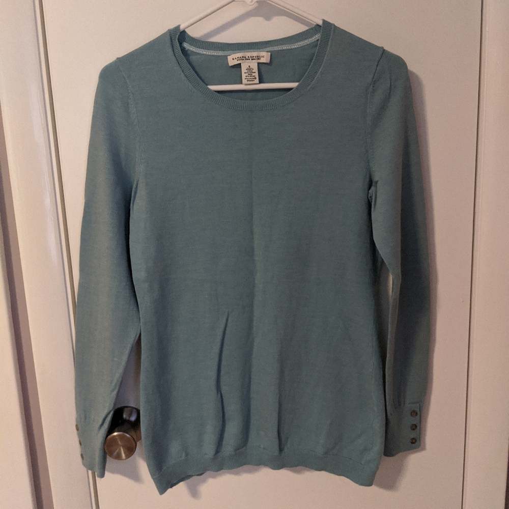 Banana Republic Merino Wool Crewneck Sweater Small